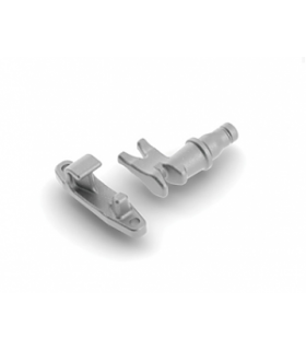 Комплект кулачок и защелка d22 оцинкованный