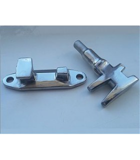 Комплект кулачок и защелка d27 нержавеющая сталь