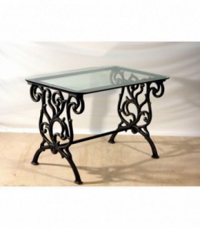 Стол Версаль с стеклянной столешницей