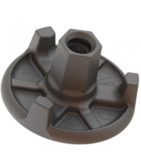 Стальная гайка трехрожковая D90